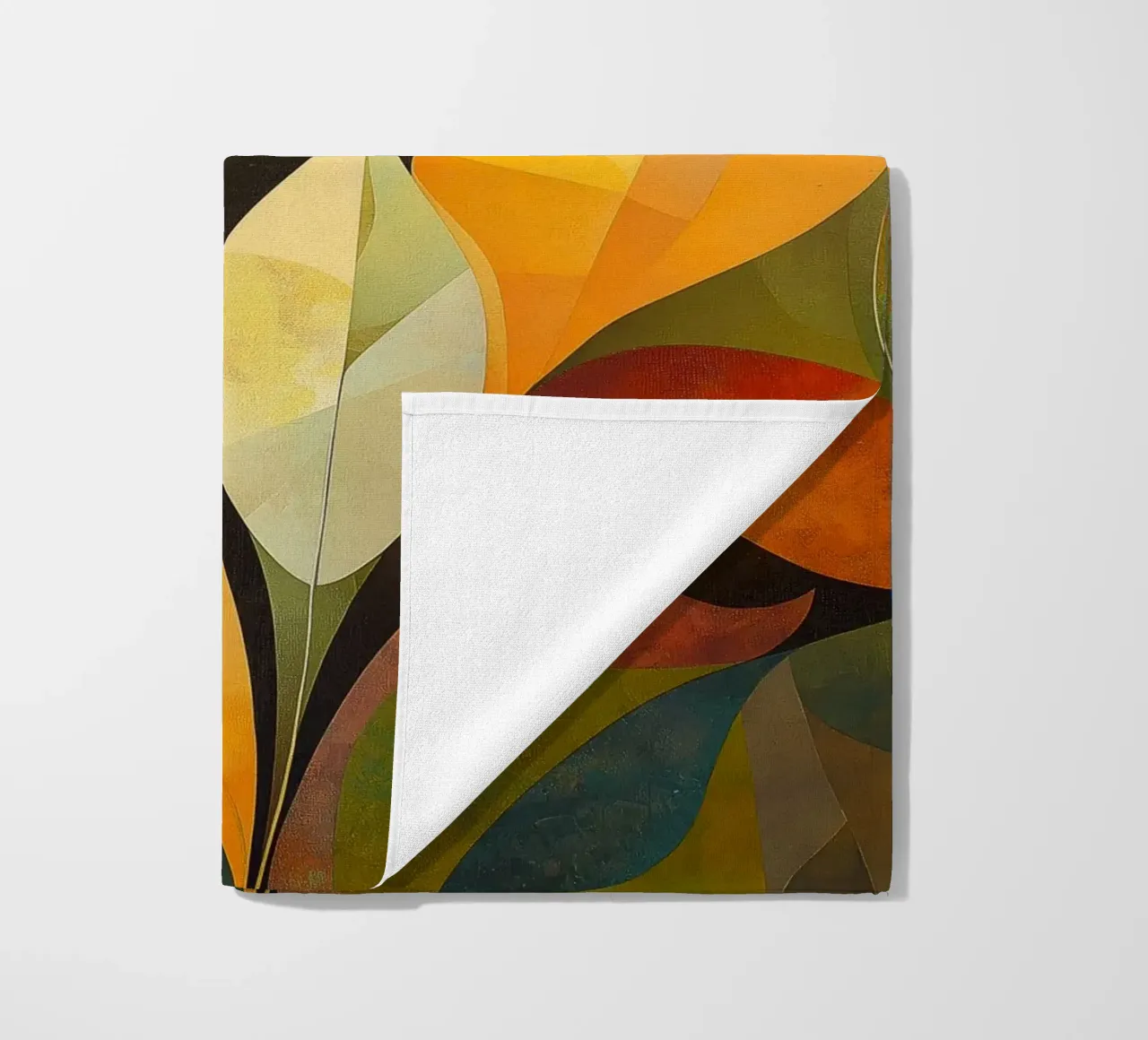 Abstract blad strandhanddoek van Imagine