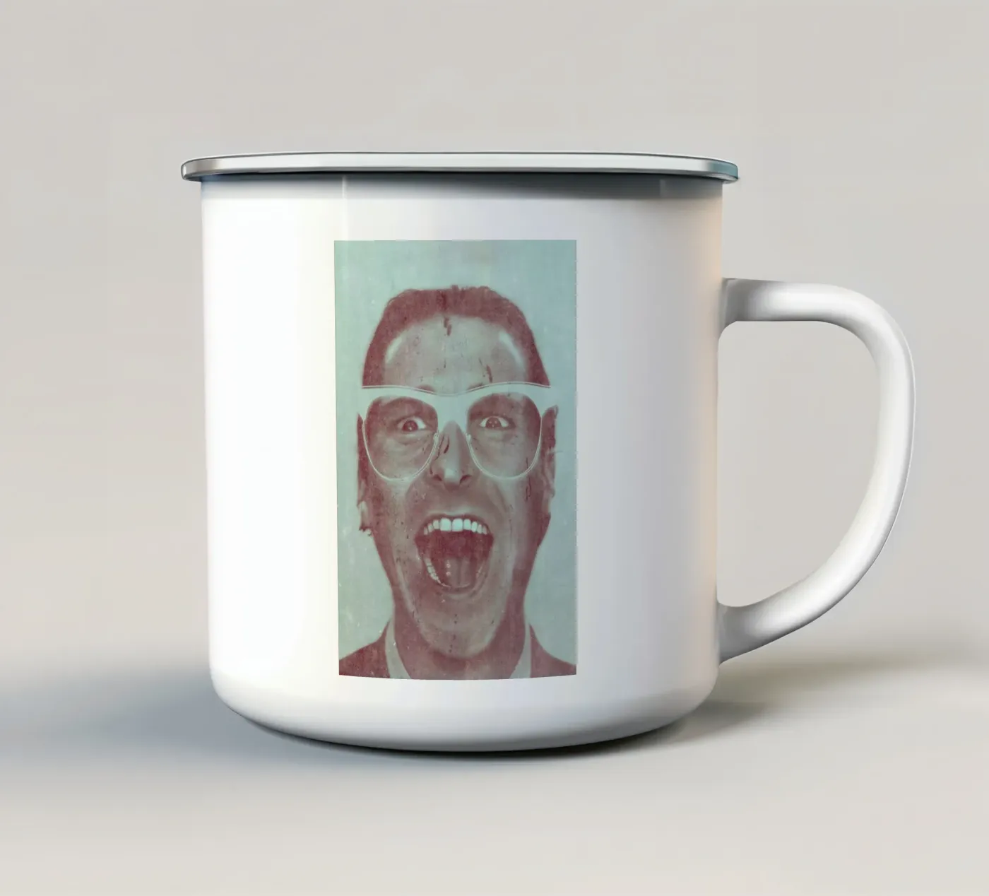 Patrick enamel mug by Danny Ivan