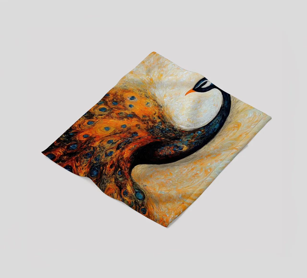 Pavone coperta in pile da Imagine