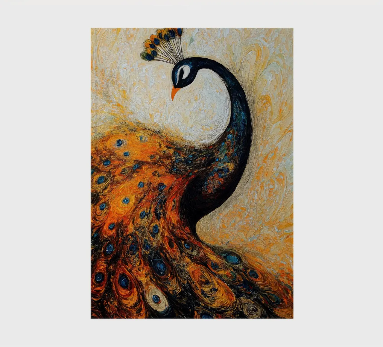 Peacock notebook by Imagine