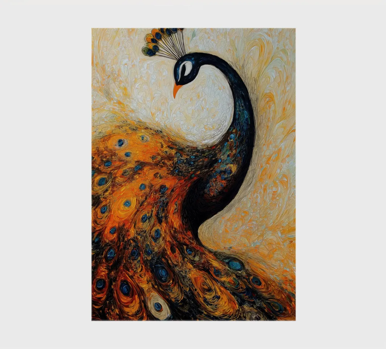 Peacock notebook by Imagine