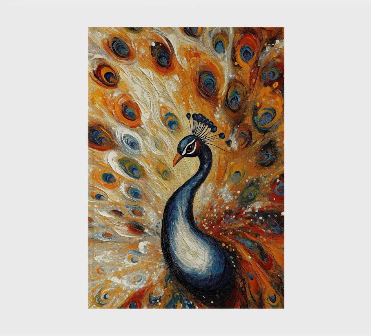 Peacock notebook by Imagine