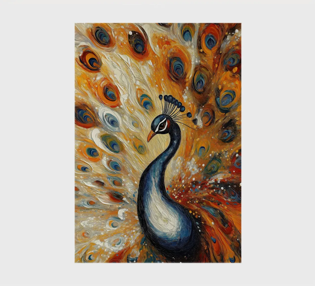 Peacock notebook by Imagine