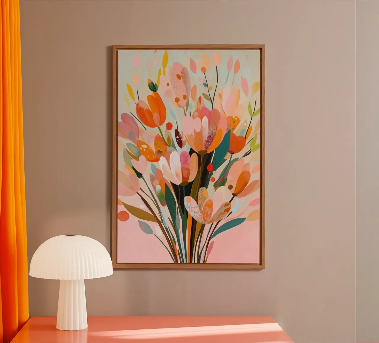 Fiori colorati alluminio dibond da Imagine
