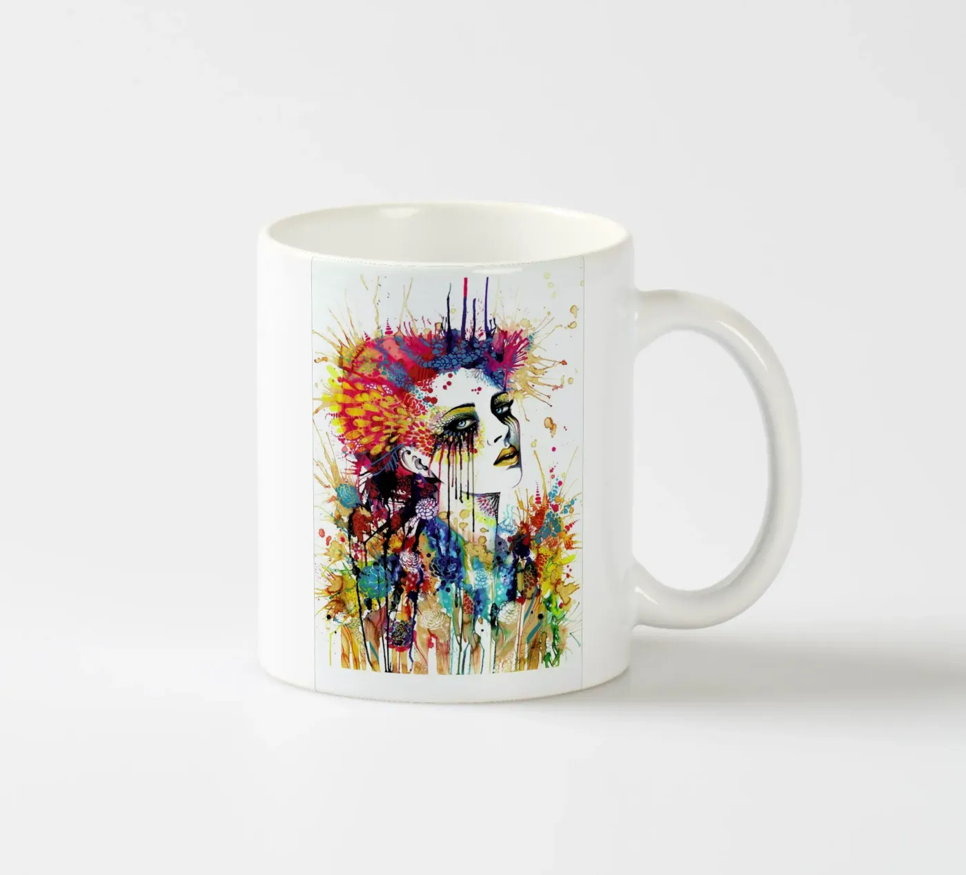 Flora ceramic mug by Pixie Cold