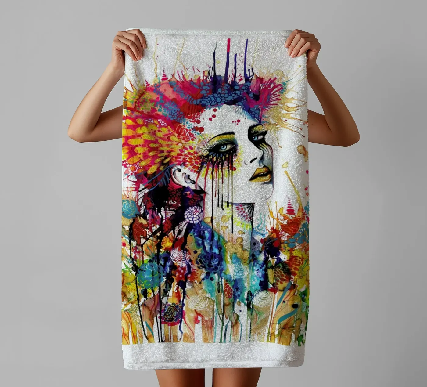 Flora badhanddoek van Pixie Cold