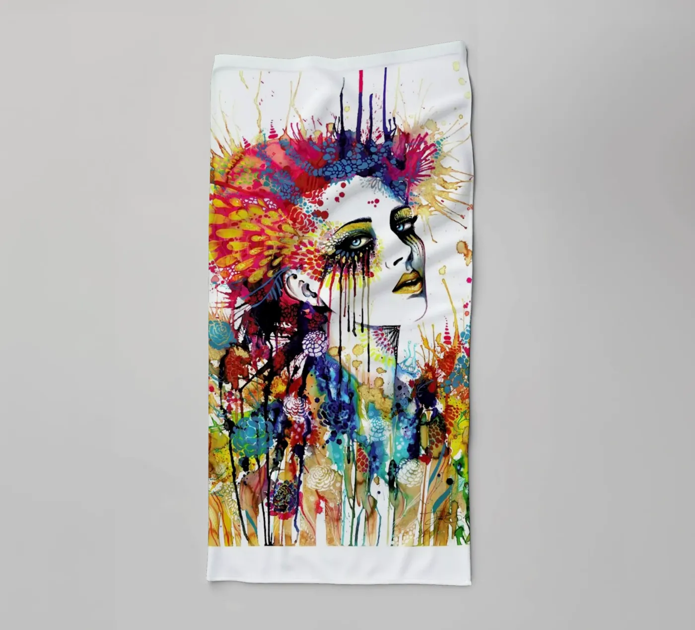 Flora badhanddoek van Pixie Cold