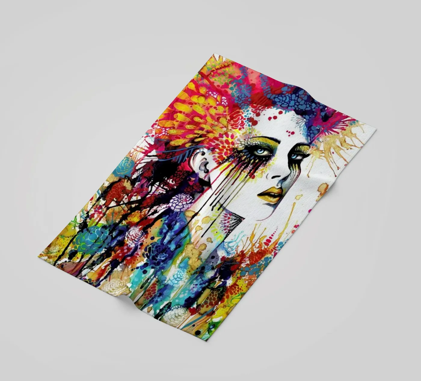 Flora strandhanddoek van Pixie Cold