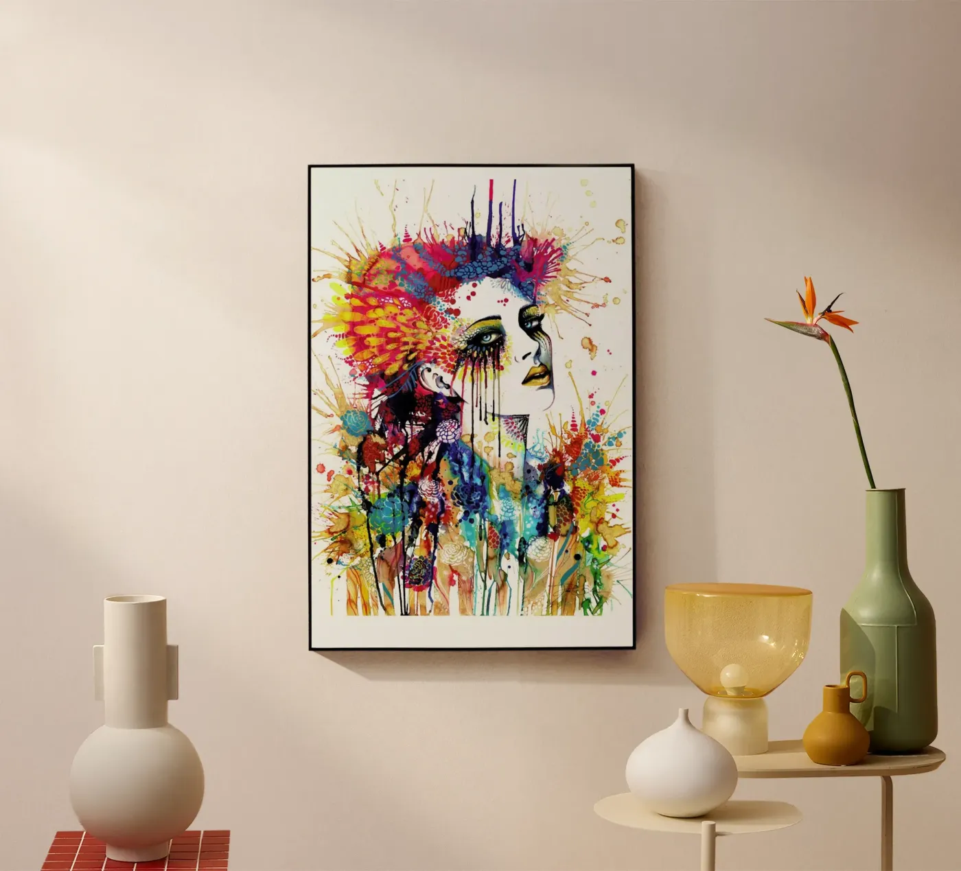 Flora acryl van Pixie Cold