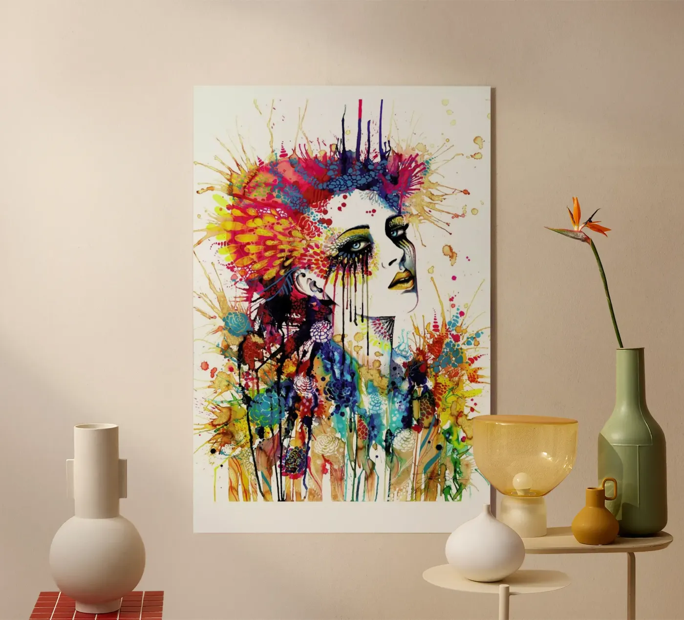 Flora acryl van Pixie Cold