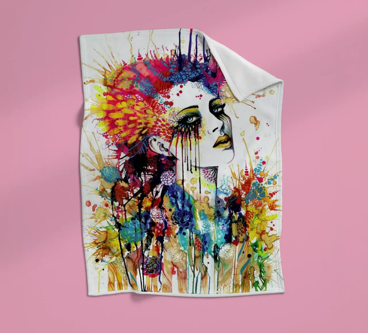 Flora fleecedeken van Pixie Cold