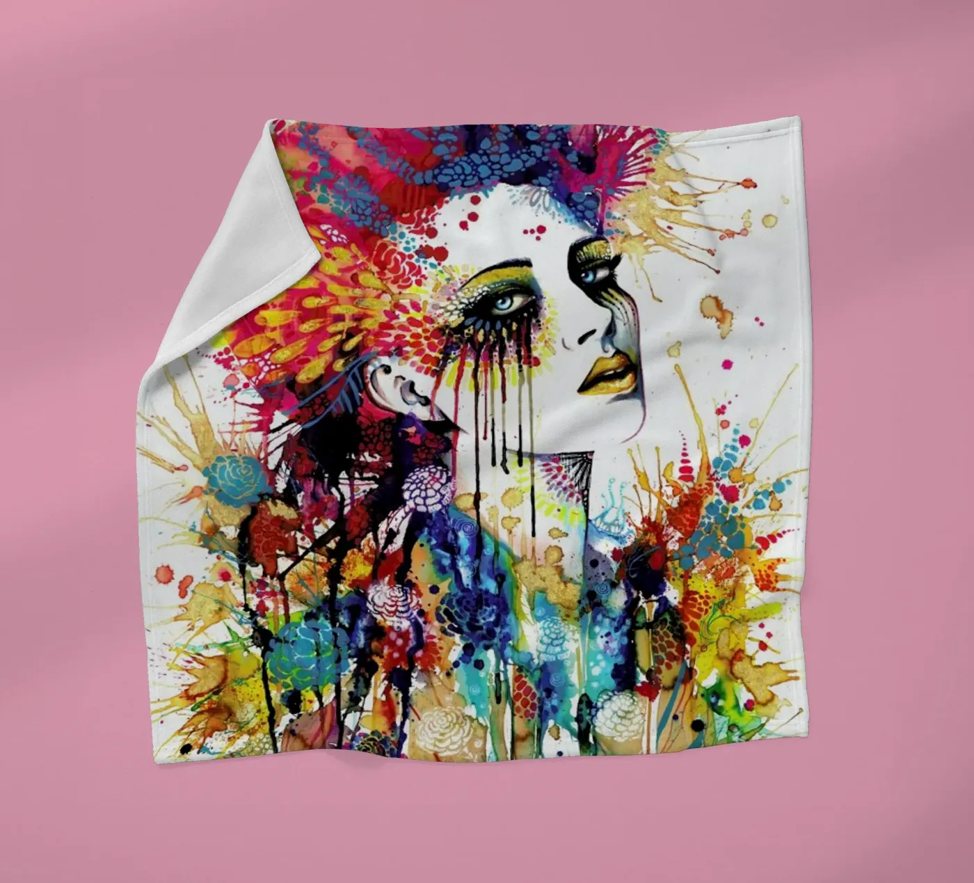 Flora plaid polaire de Pixie Cold