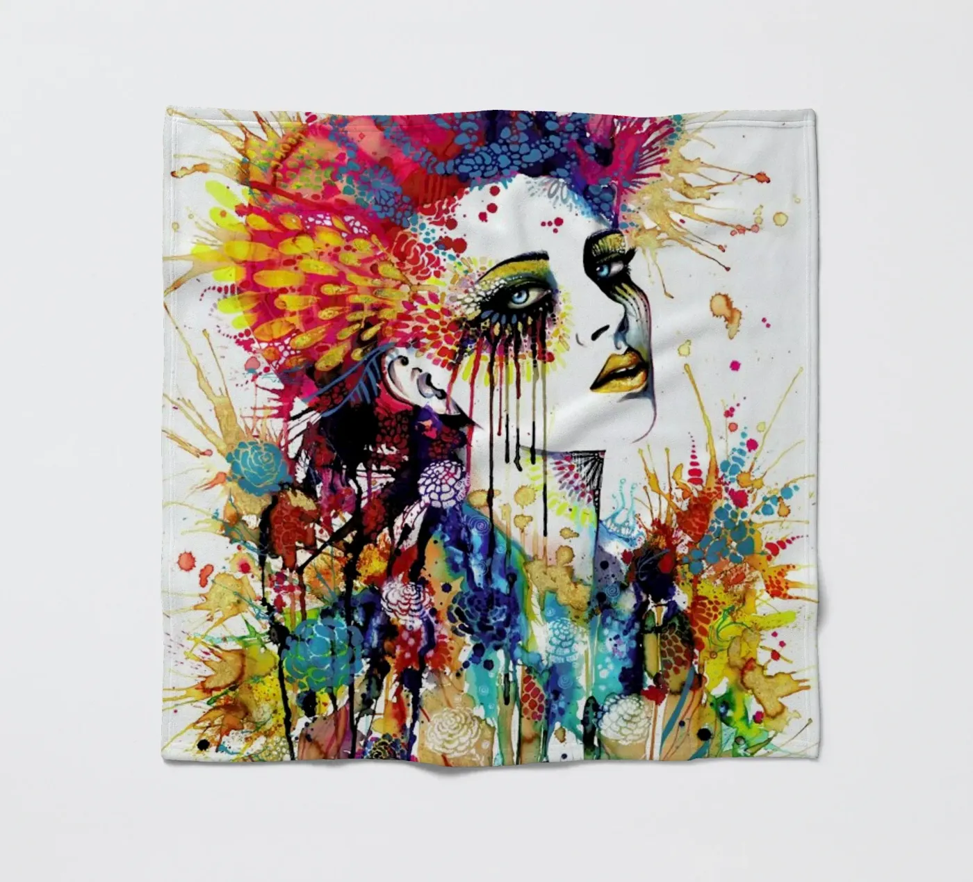 Flora plaid polaire de Pixie Cold