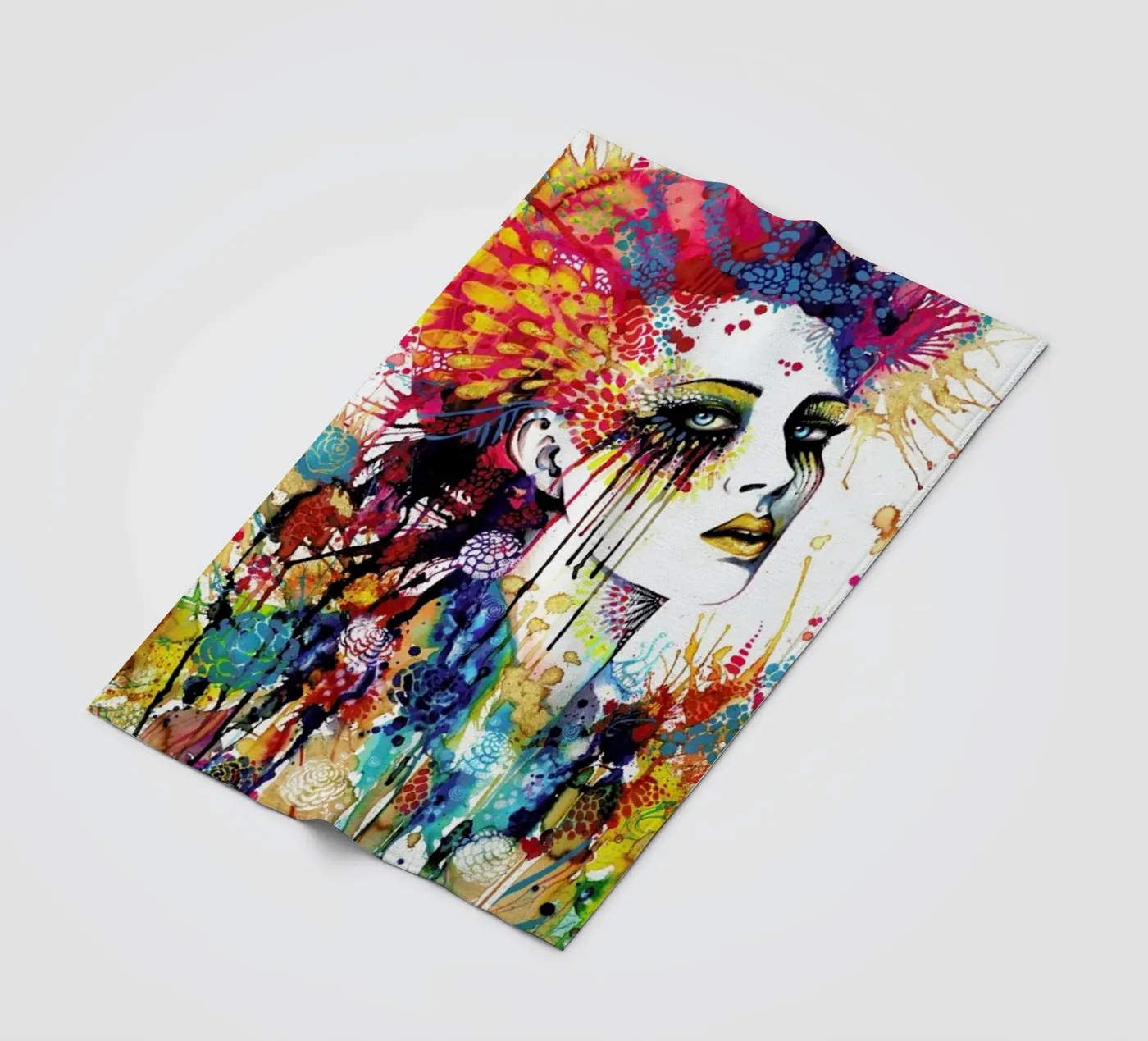 Flora plaid polaire de Pixie Cold