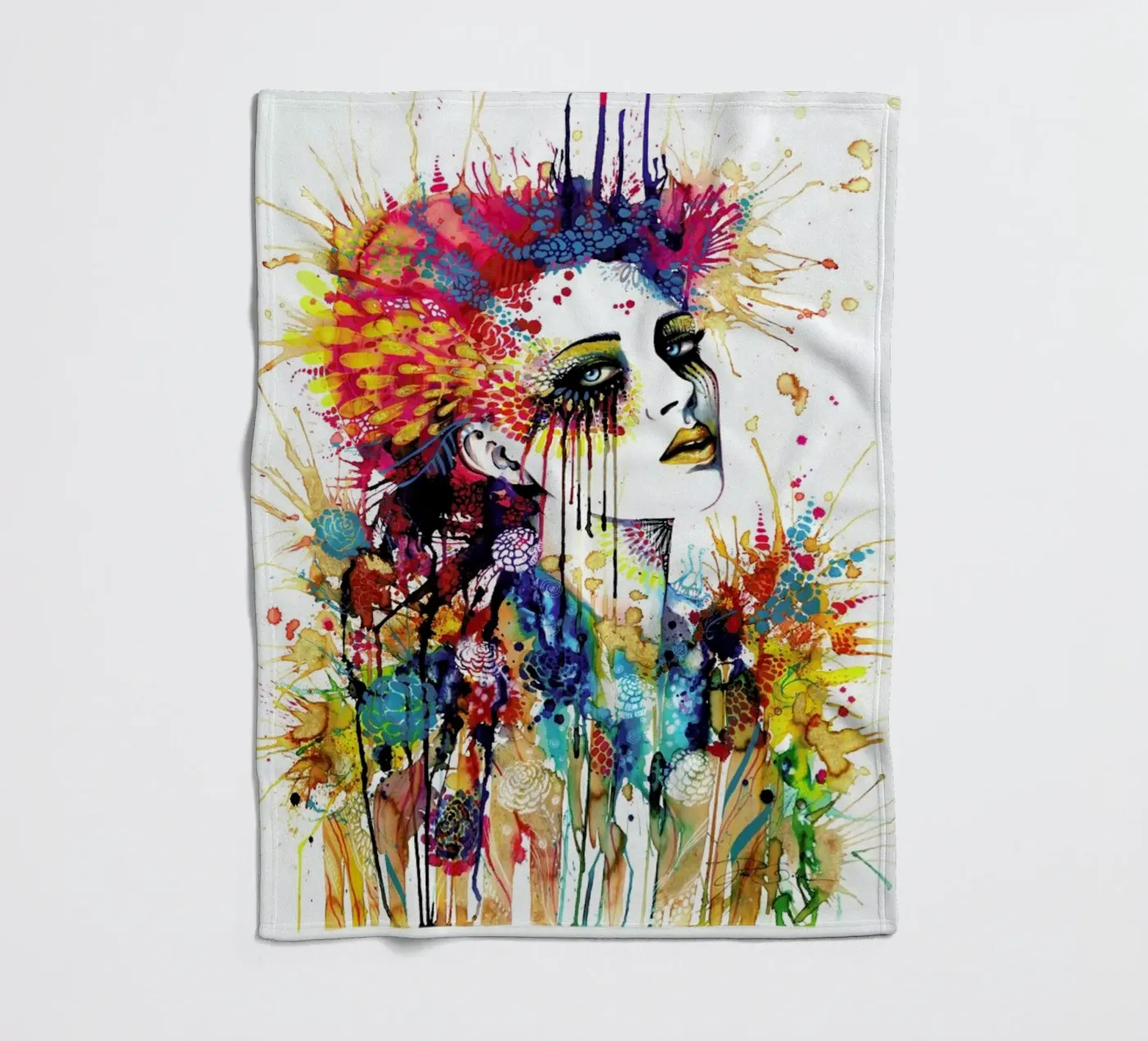 Flora plaid polaire de Pixie Cold