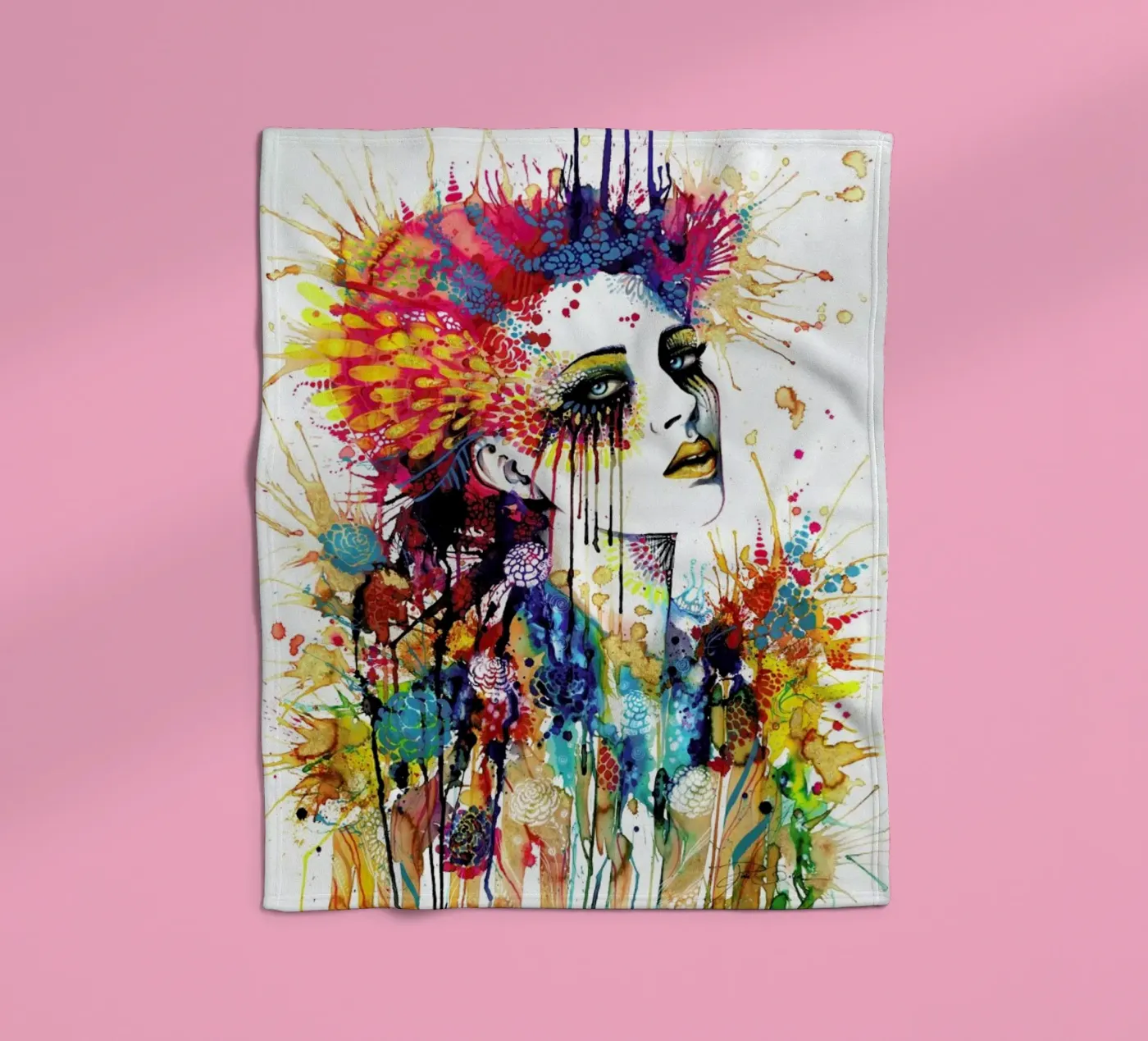 Flora plaid polaire de Pixie Cold