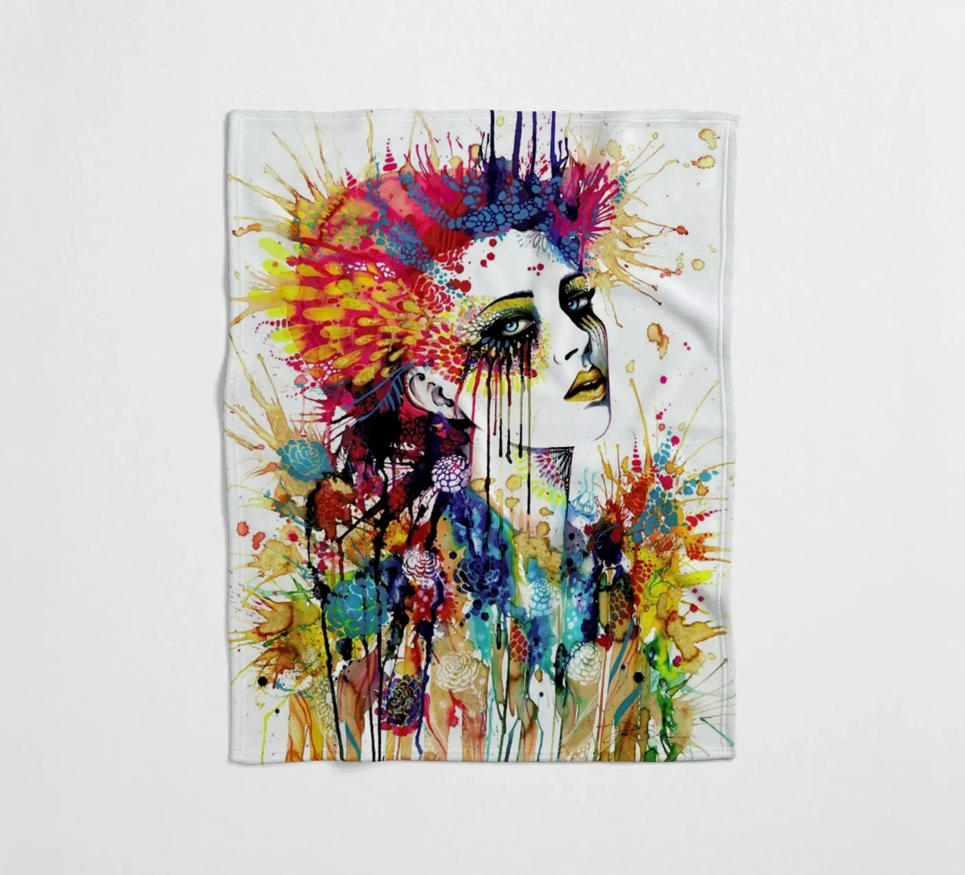 Flora plaid polaire de Pixie Cold