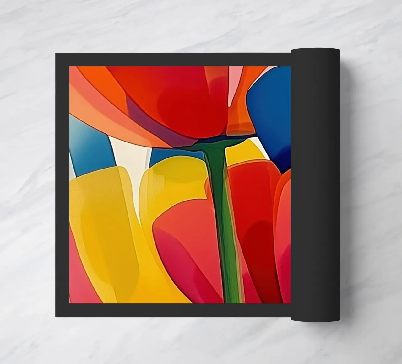 Tulipani colorati zerbino da Imagine