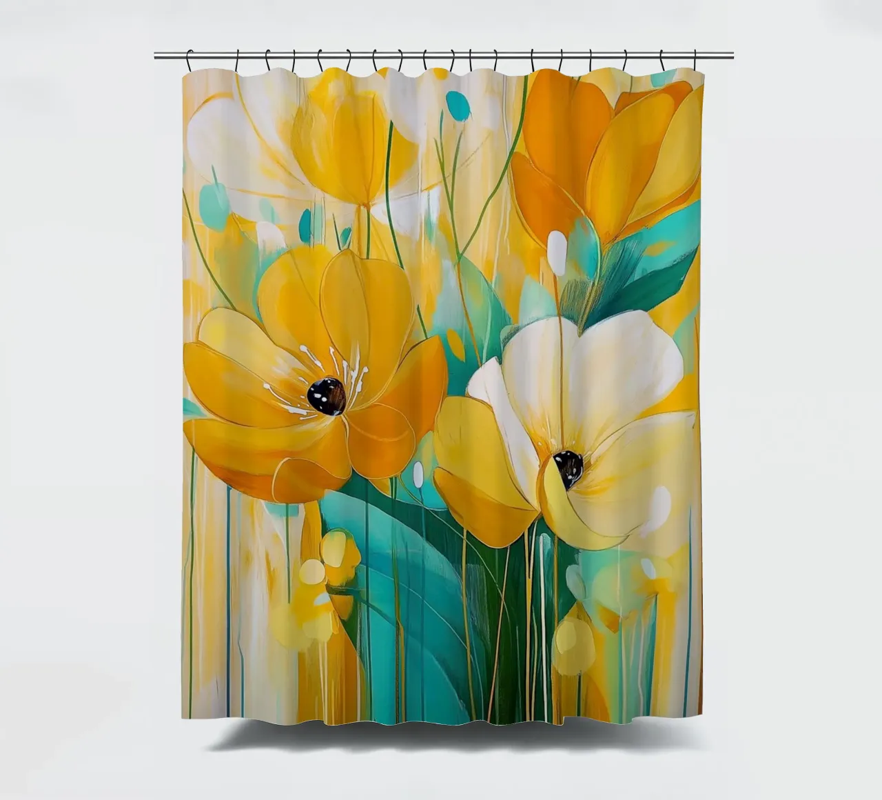 Fiori astratti tenda da doccia da Imagine