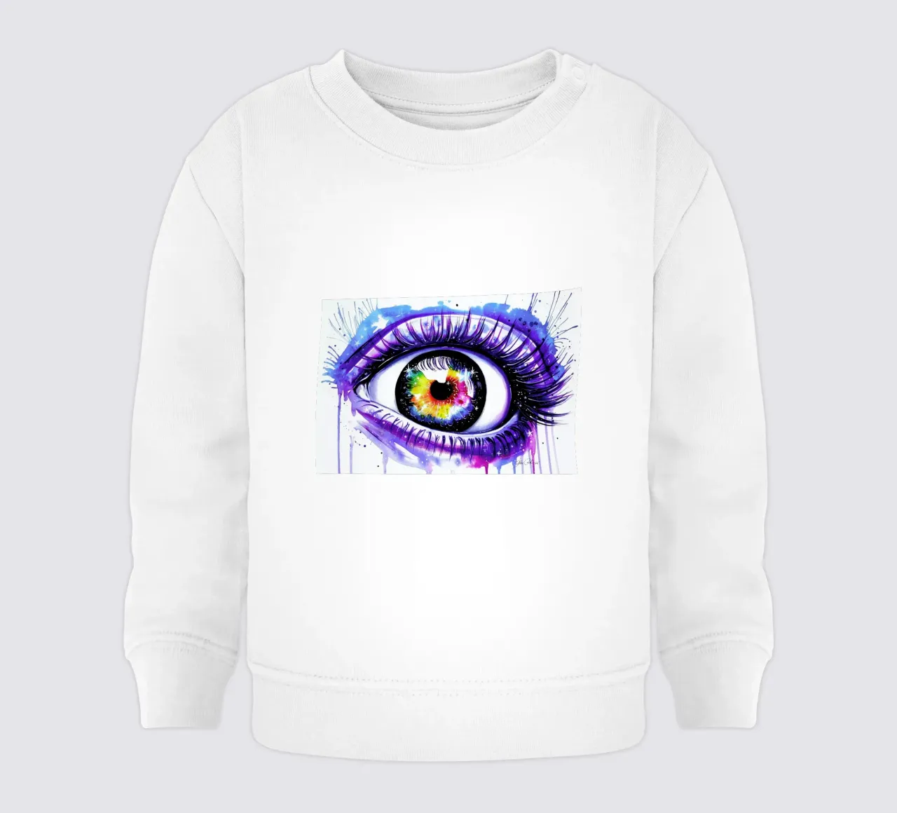 Galaxy Eye felpa neonato da Pixie Cold