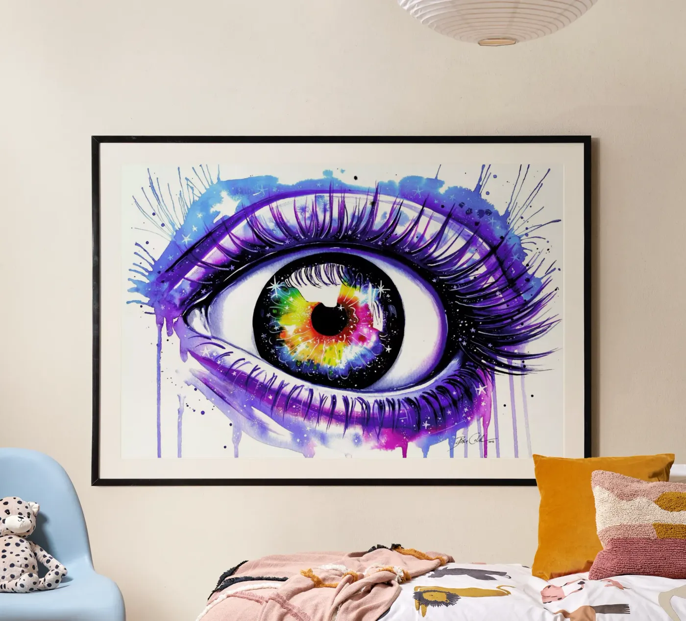 Galaxy Eye poster by Pixie Cold