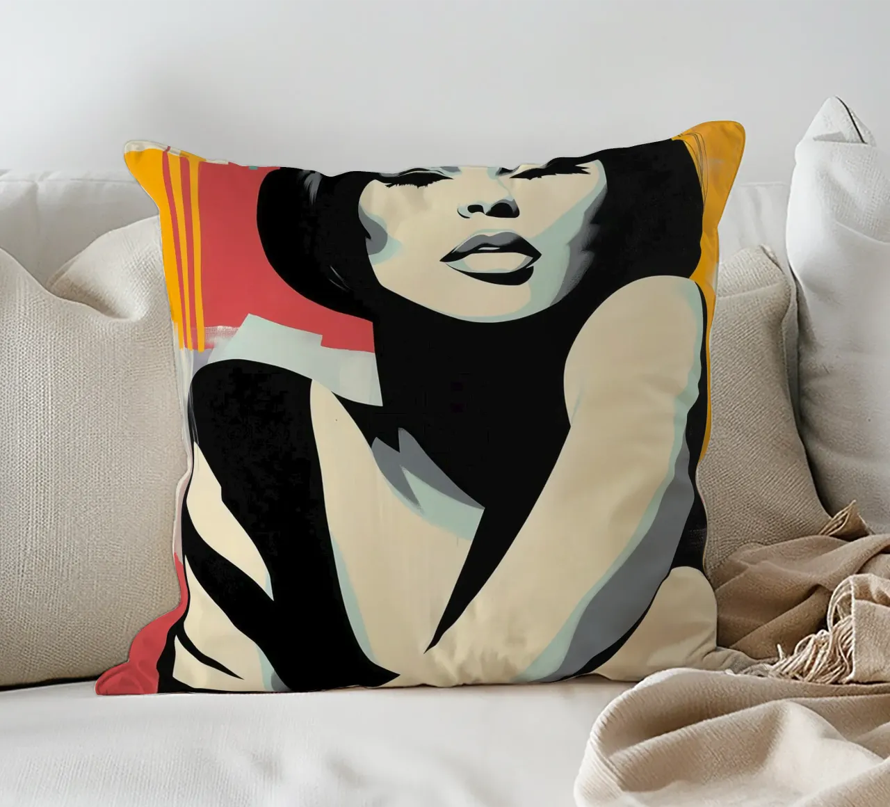 Popart cuscino da Imagine