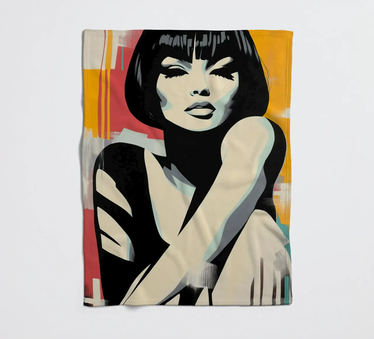Popart coperta in pile da Imagine