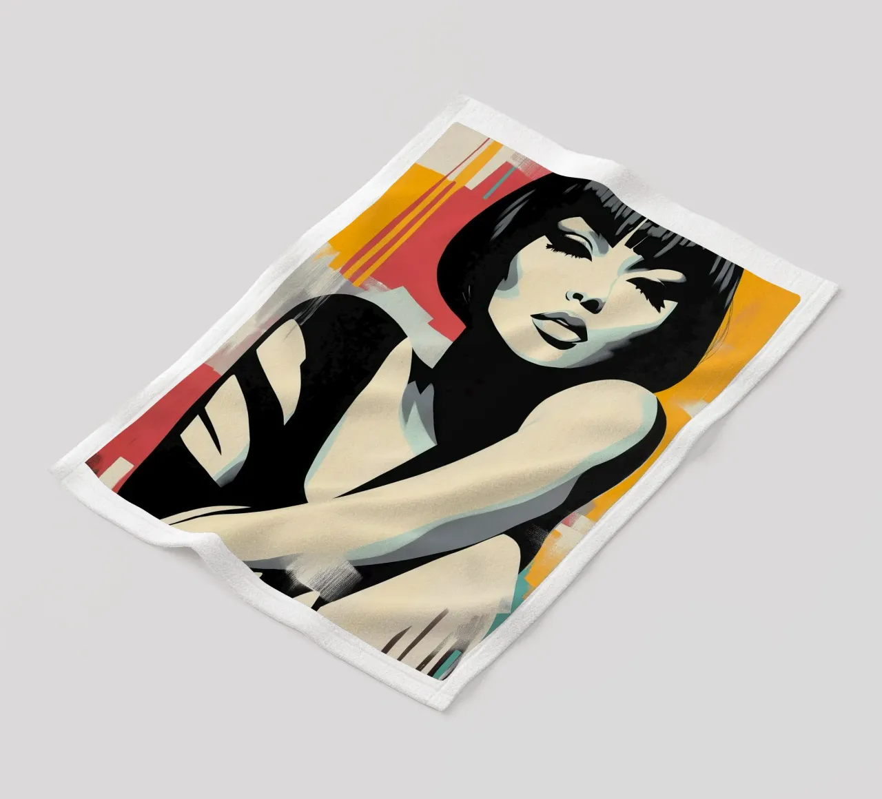 Popart coperta in pile da Imagine