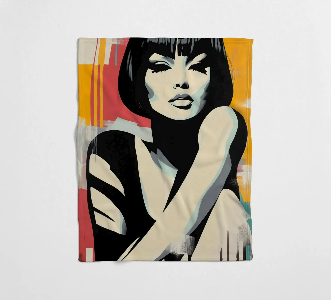 Popart coperta in pile da Imagine