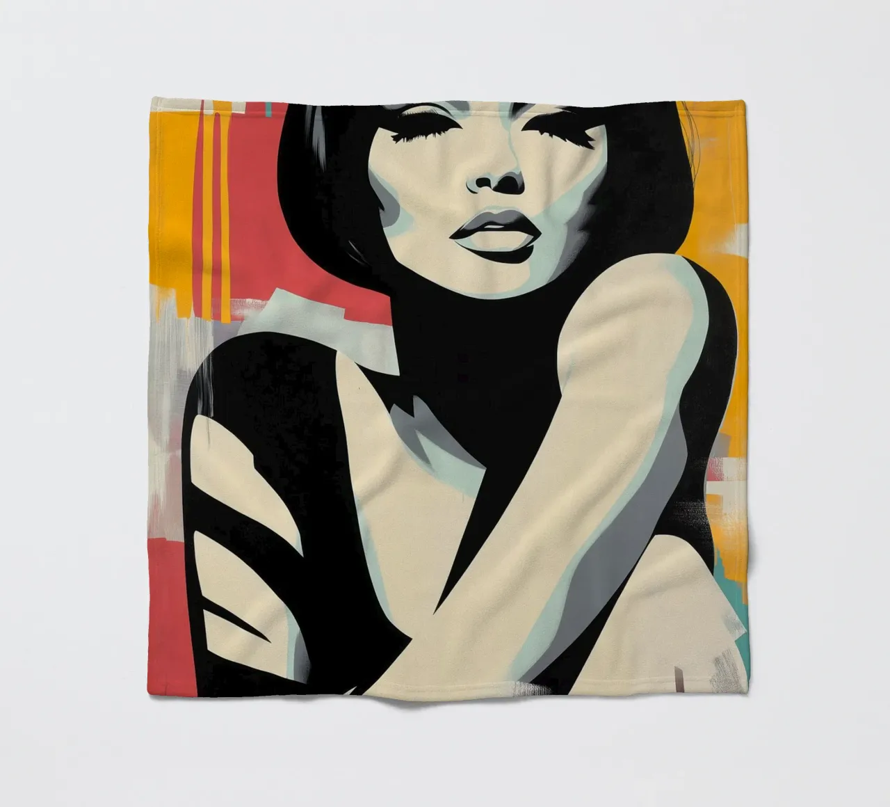 Popart coperta in pile da Imagine