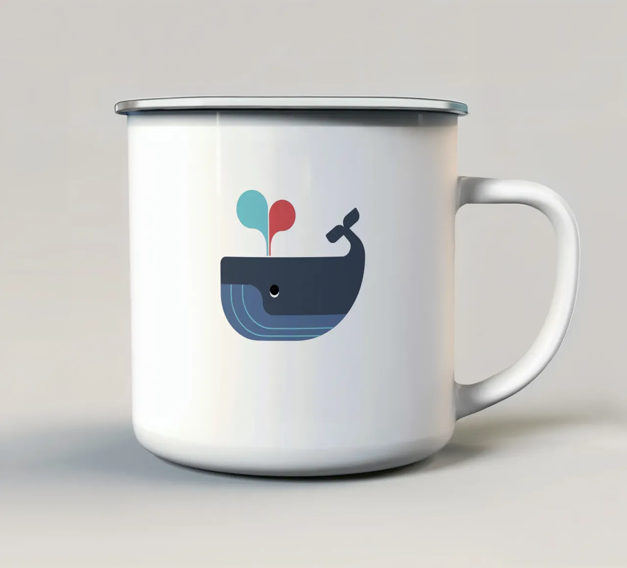 Wal tazza in smalto da DARIA IVANOVNA
