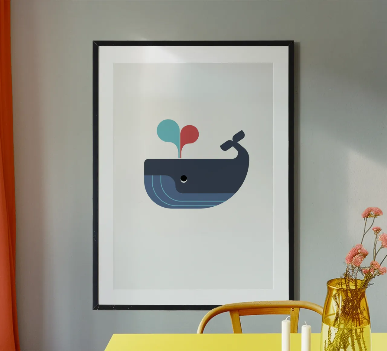 Wal poster avec cadre en plastique de DARIA IVANOVNA