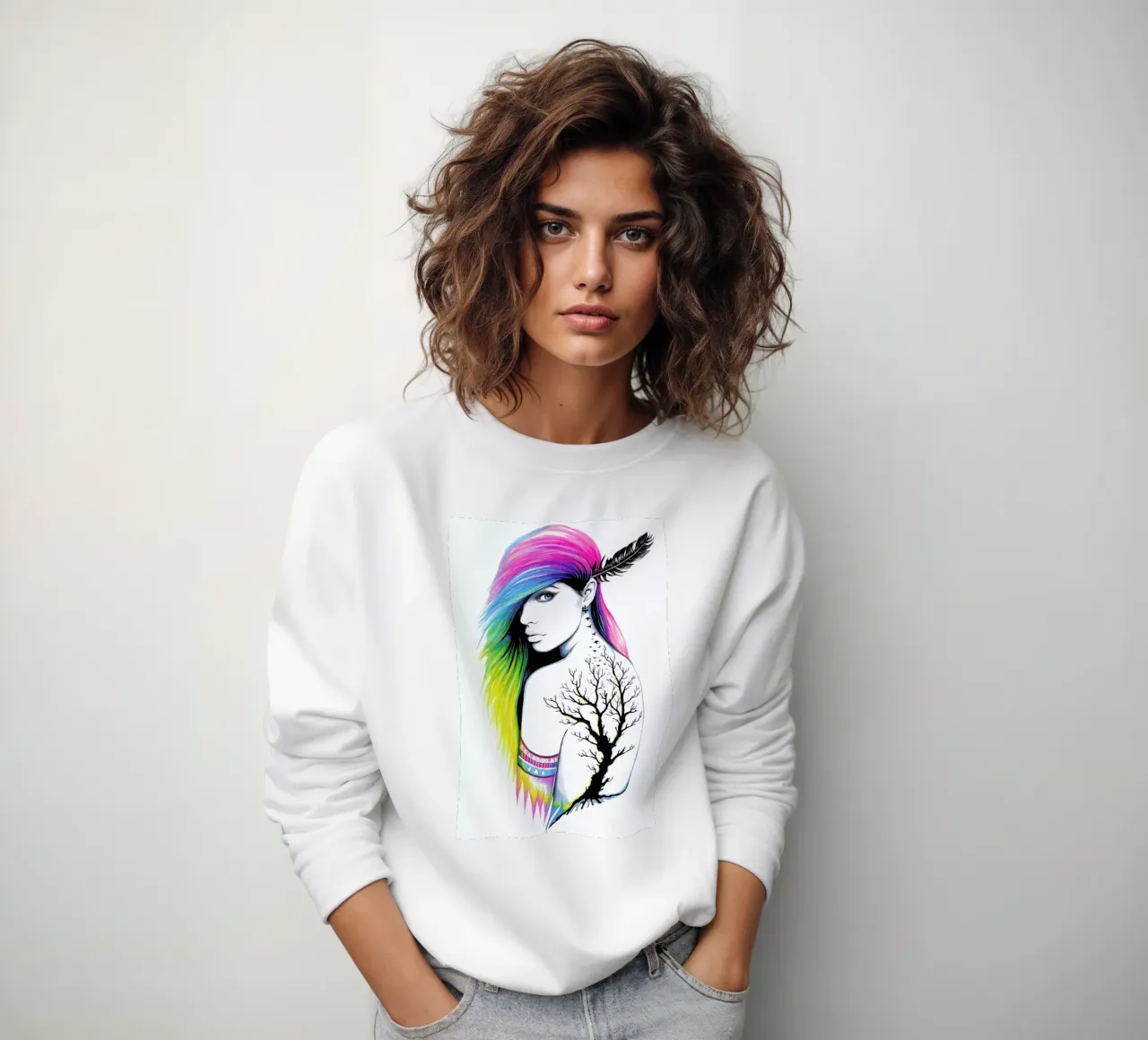 Native Citizen Sweatshirt von Pixie Cold