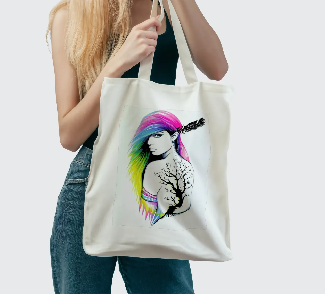 Native Citizen borsa in juta da Pixie Cold