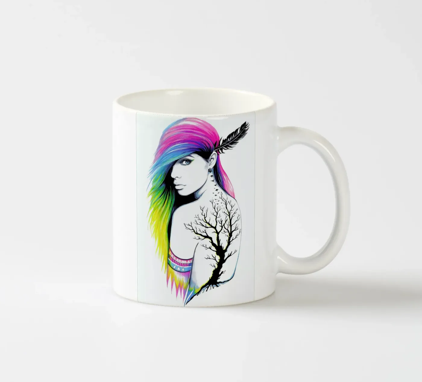 Native Citizen ceramic mug by Pixie Cold