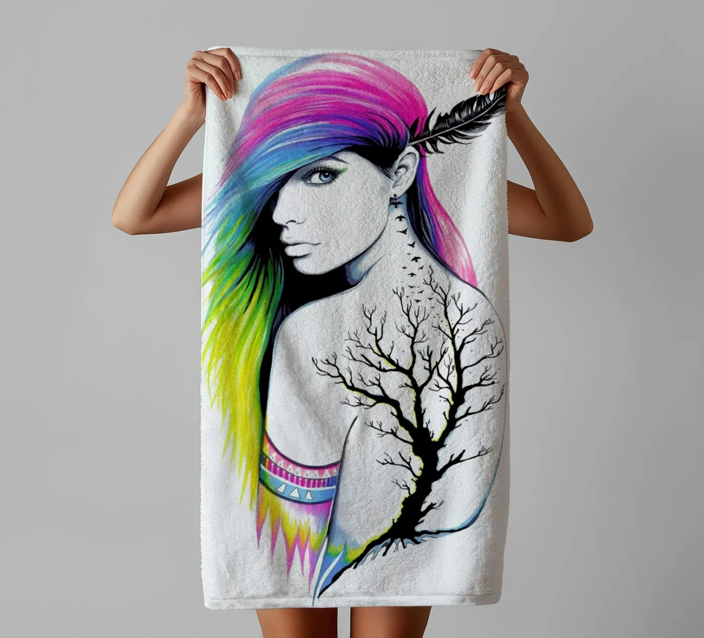Native Citizen towel by Pixie Cold