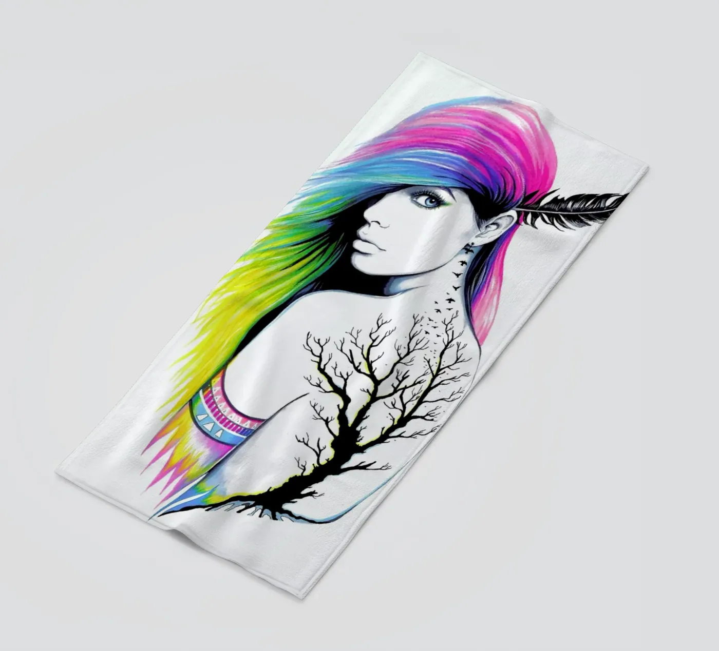 Native Citizen beach towel by Pixie Cold