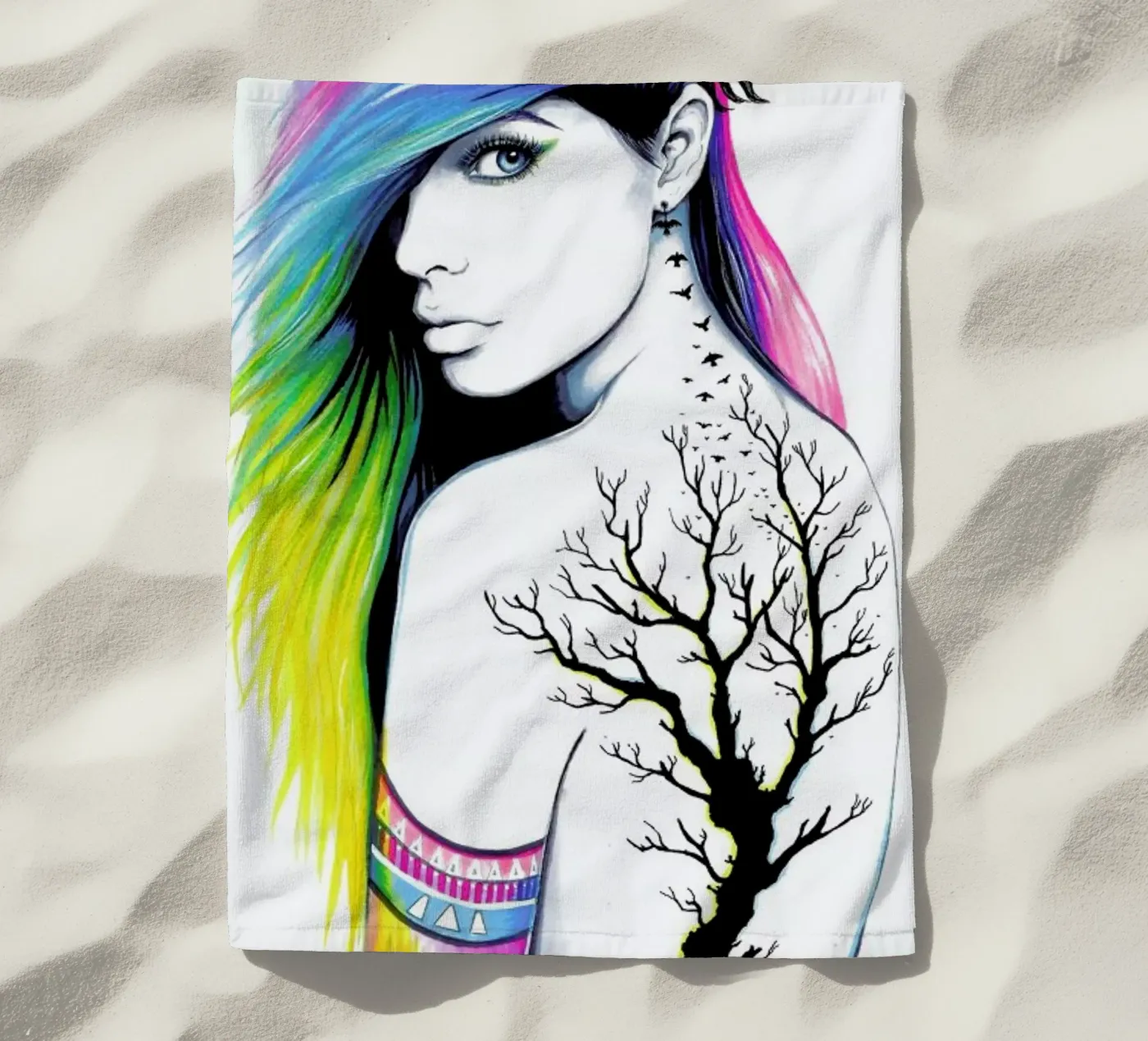 Native Citizen beach towel by Pixie Cold