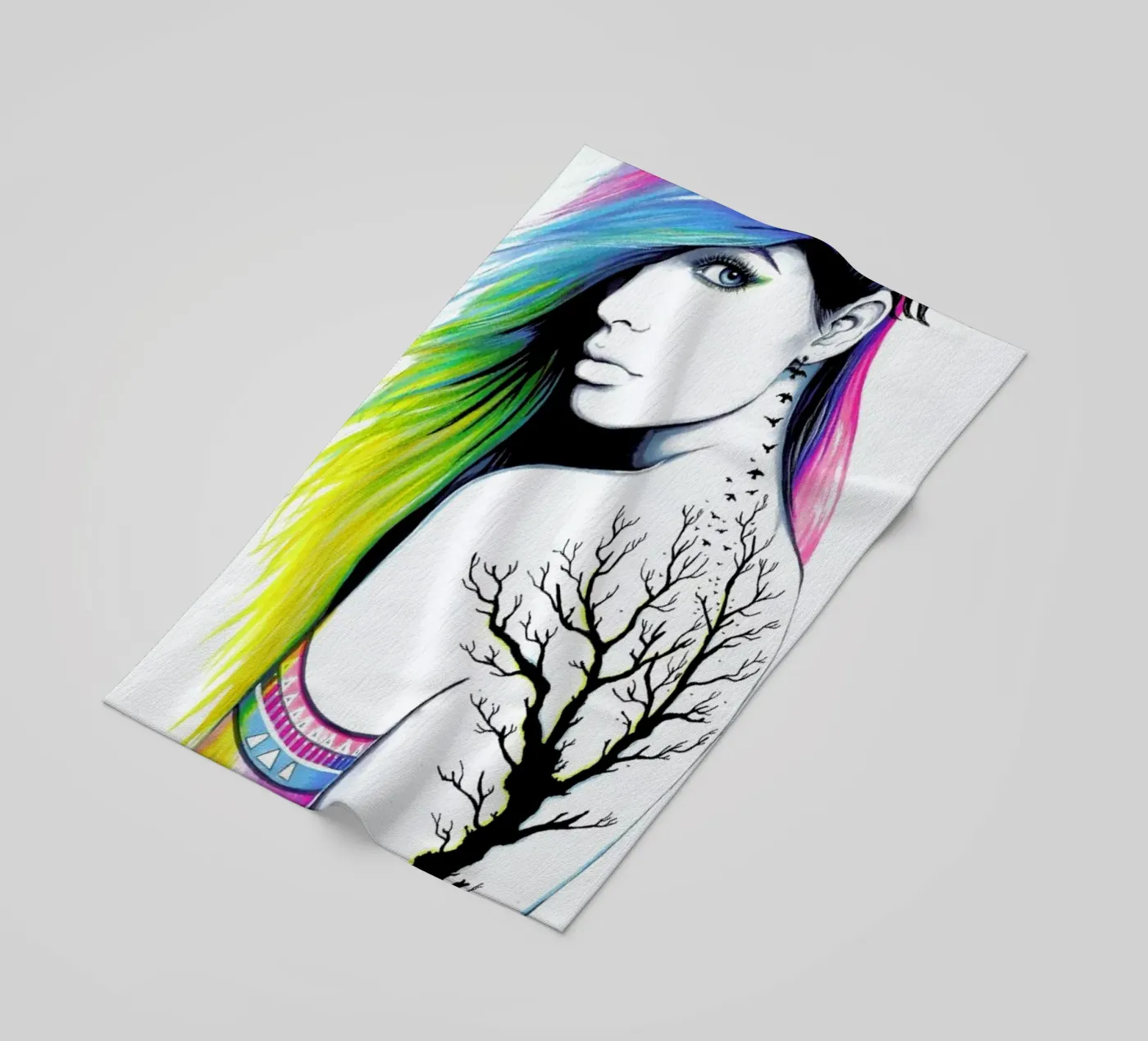 Native Citizen beach towel by Pixie Cold