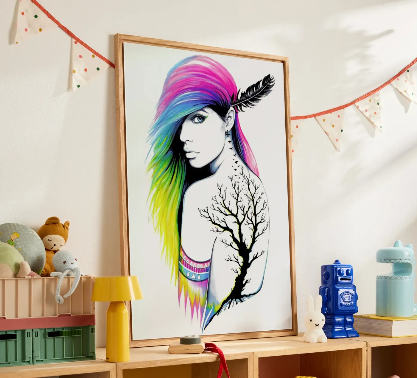 Native Citizen acryl van Pixie Cold