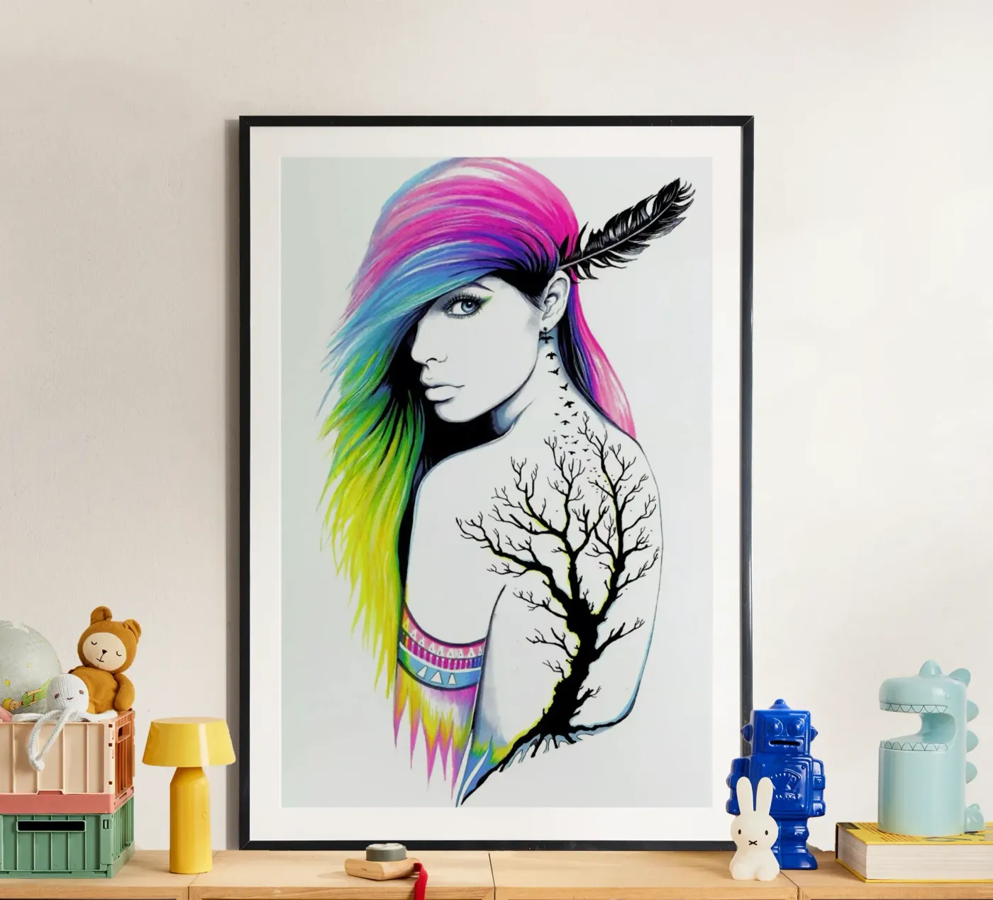 Native Citizen Poster von Pixie Cold