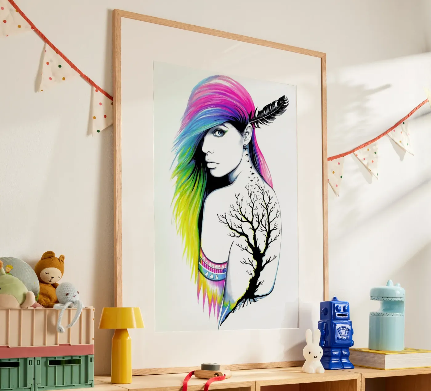 Native Citizen Poster von Pixie Cold