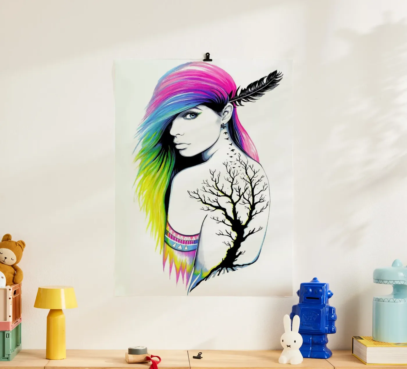 Native Citizen Poster von Pixie Cold