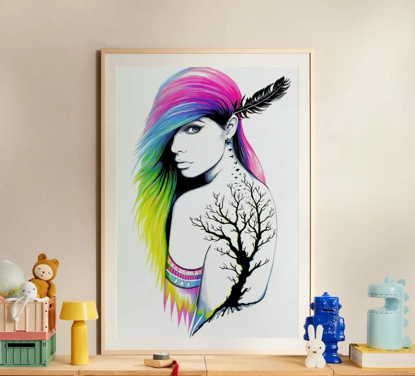 Native Citizen Poster von Pixie Cold