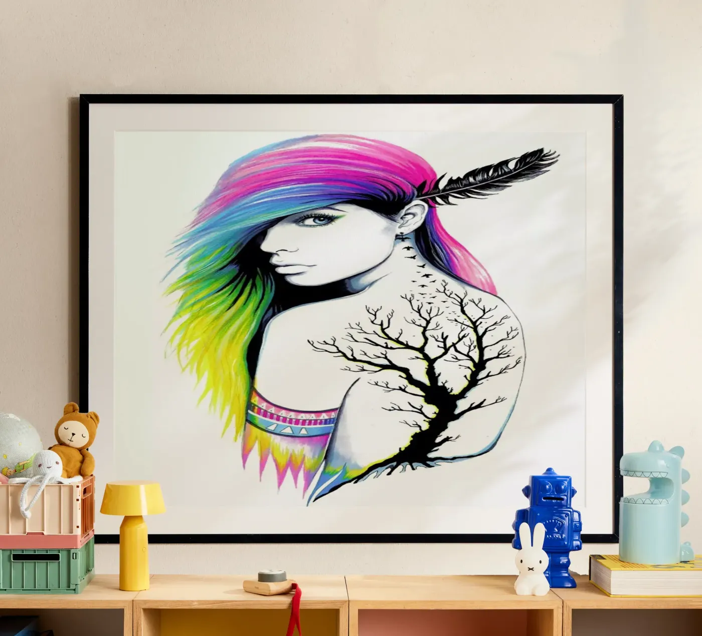 Native Citizen Poster von Pixie Cold