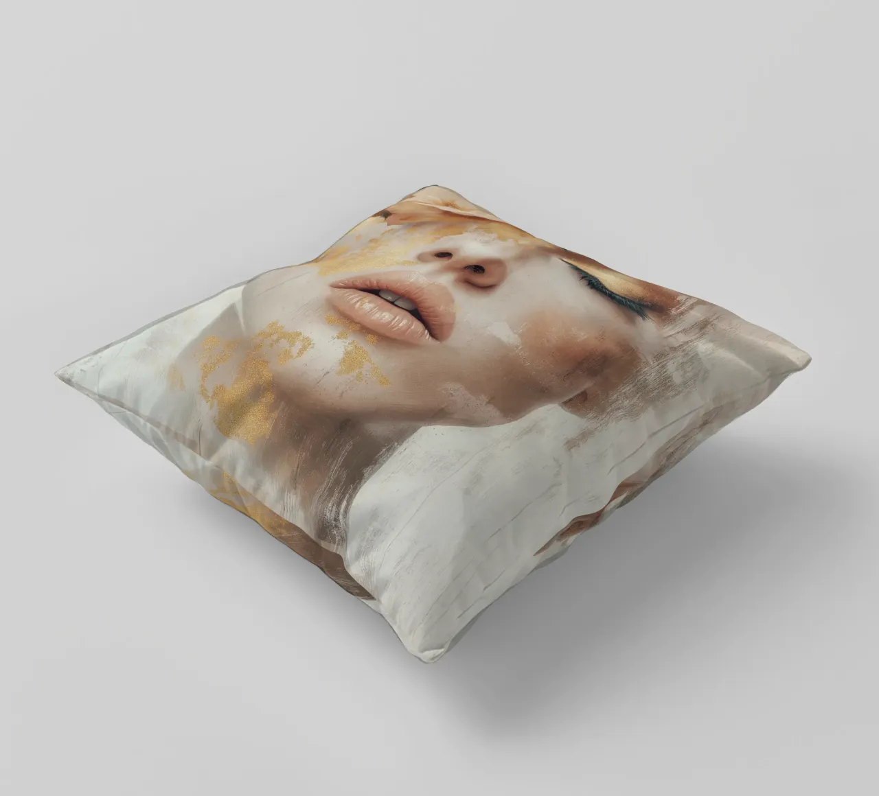 Ritratto di donna cuscino da Imagine
