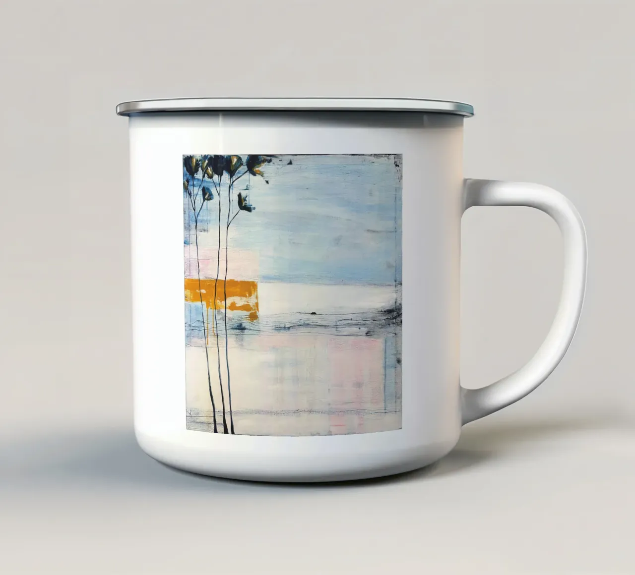 Mindful morning - a new beginning tazza in smalto da MissVeroonica