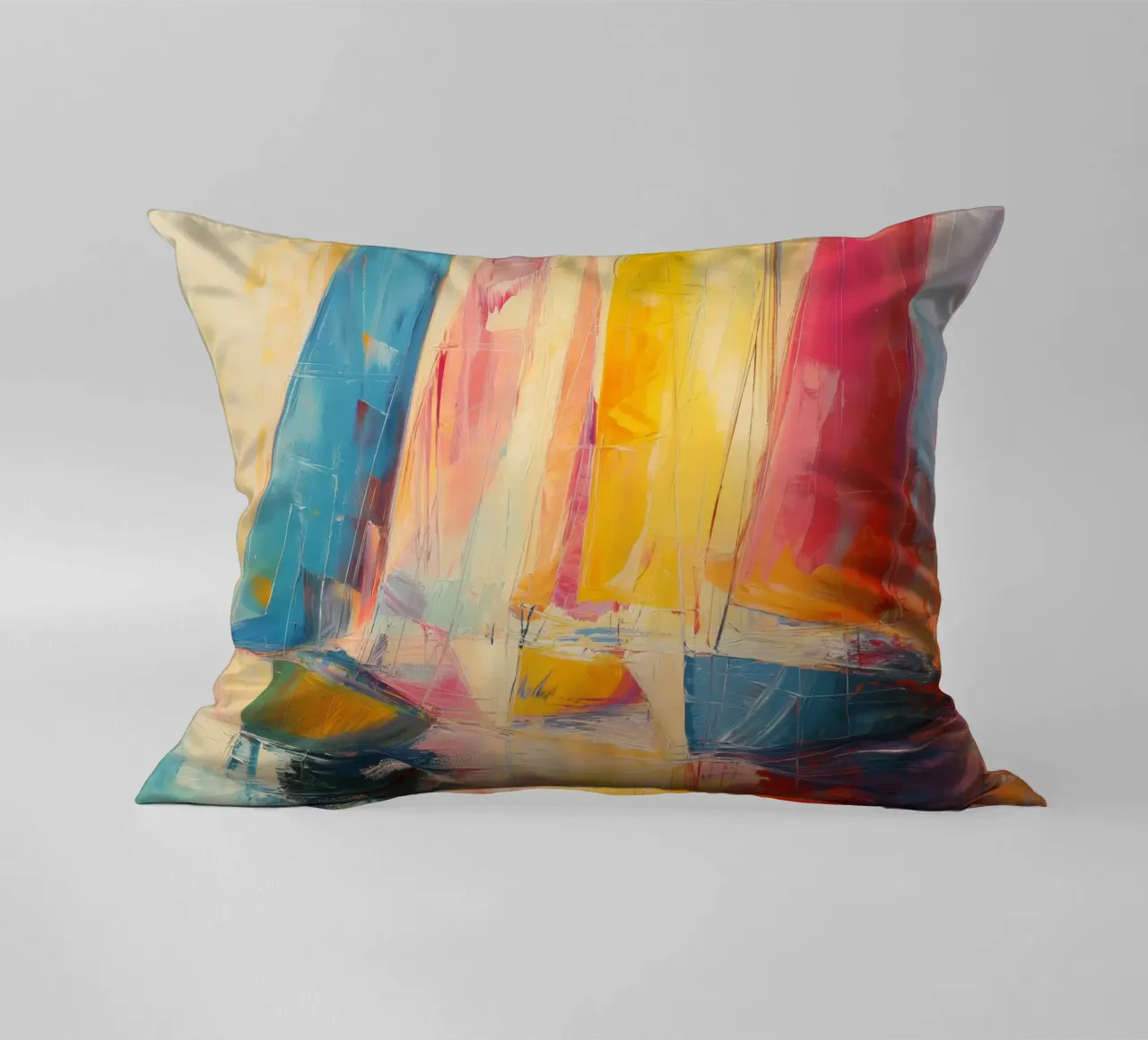 Abstracts zeilboten decorative cushion by Imagine