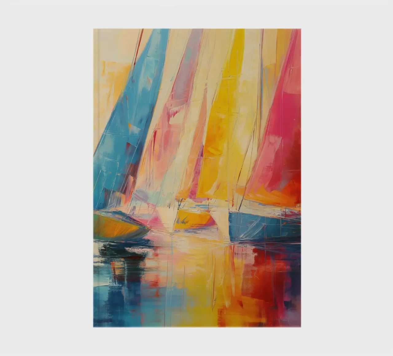 Abstracts zeilboten notebook by Imagine