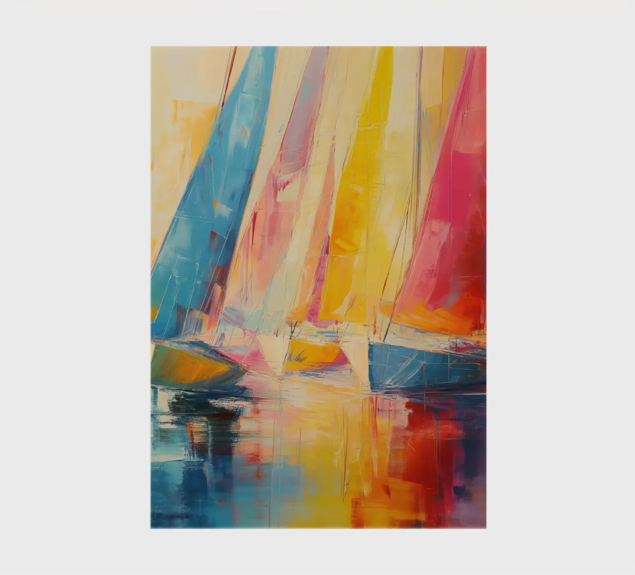 Abstracts zeilboten notebook by Imagine